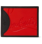 Christian Louboutin - Logo-Debossed Leather and PU Billfold Wallet - Black