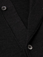 Officine Générale - Brent Wool-Blend Cardigan - Black