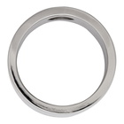 Maison Margiela Silver Brushed Cut Out Ring