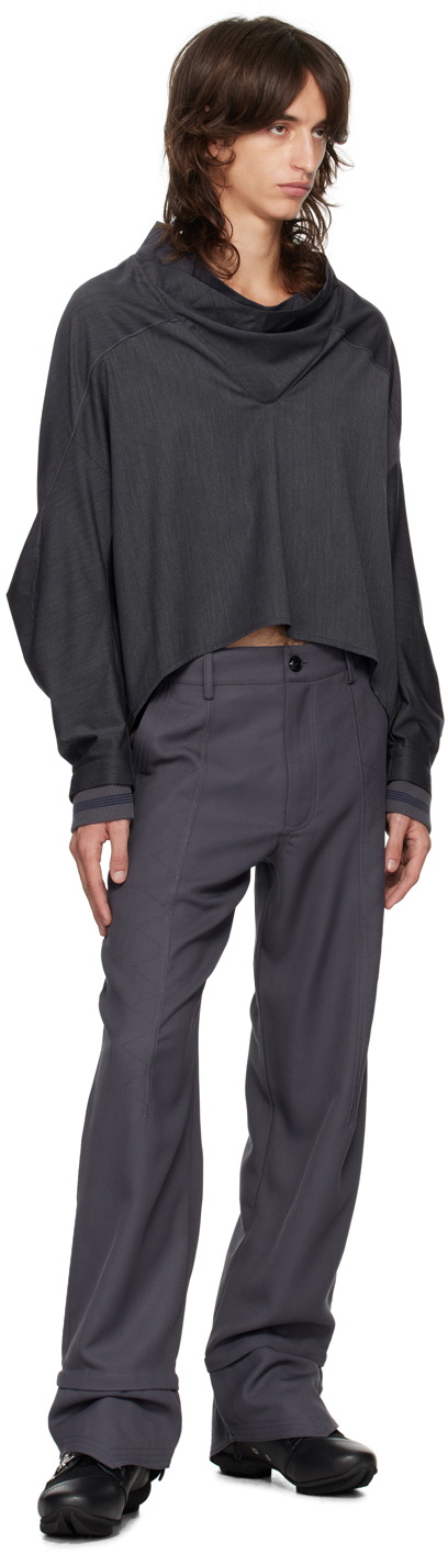 Kiko Kostadinov Blue Jacklight Shirt Kiko Kostadinov