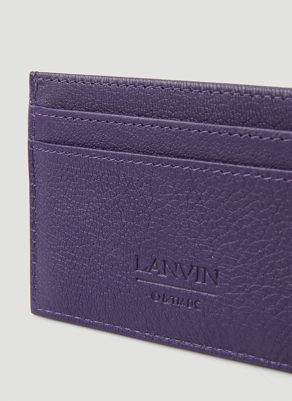 Batman Card Holder in Purple Lanvin