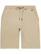 Hanro - Straight-Leg Stretch-Cotton Jersey Drawstring Shorts - Neutrals