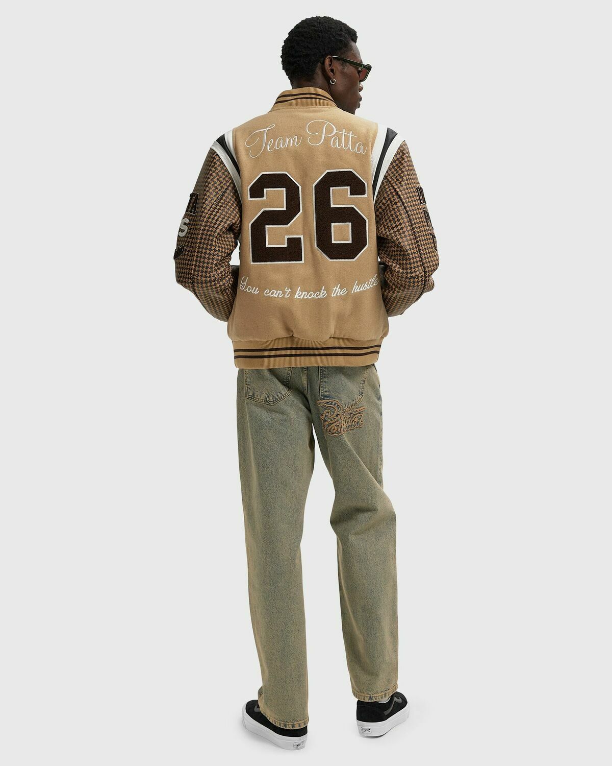 Patta Athletic P Houndstooth Varsity Jacket