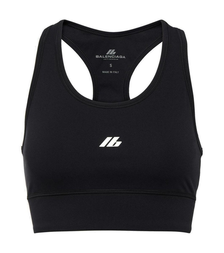 Photo: Balenciaga Logo sports bra