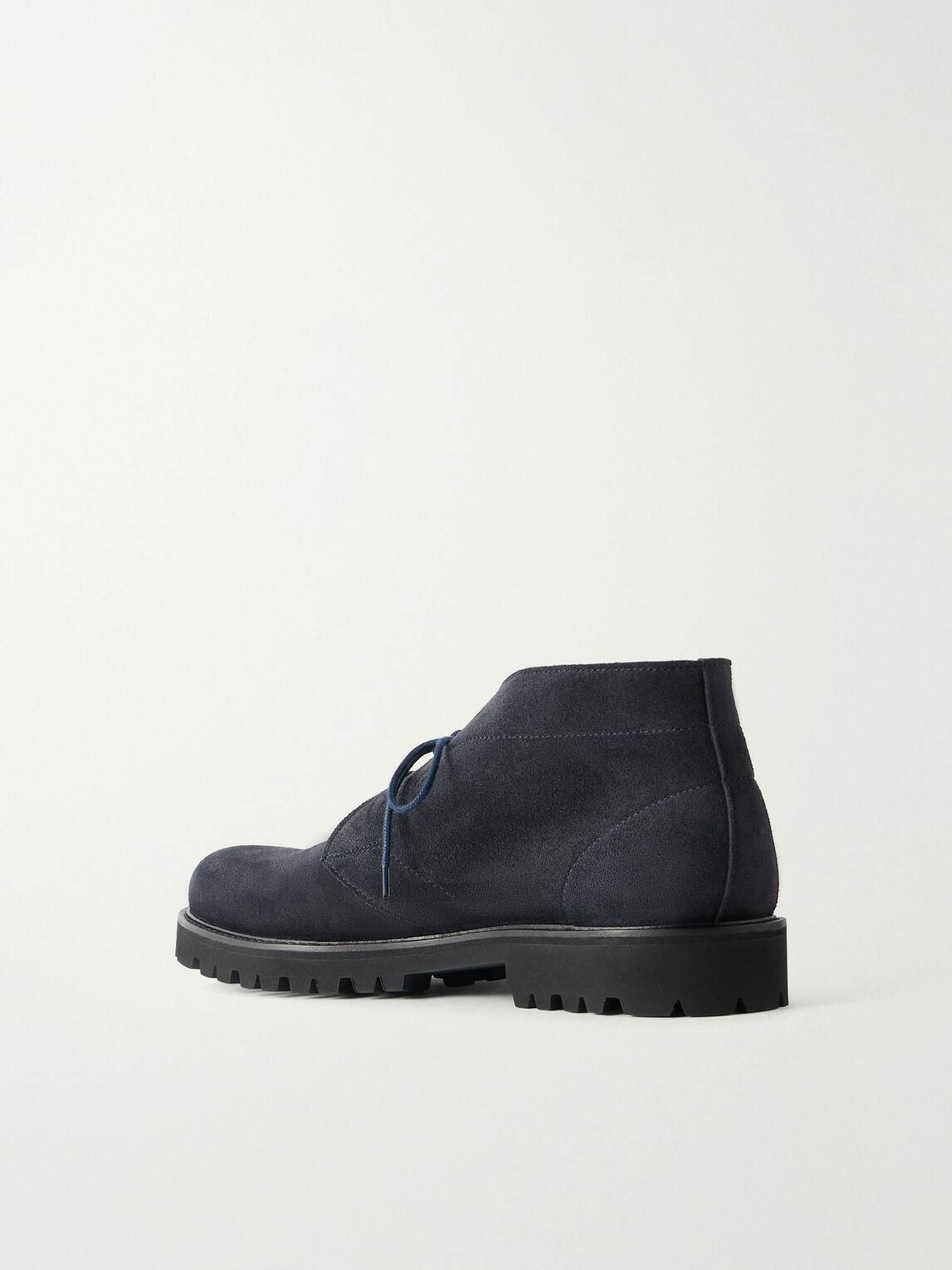 Mr P. - Suede Desert Boots - Blue
