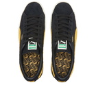 Puma Men's Suede VTG Hairy Suede Sneakers in Black/Mustard Seed/Whisper White