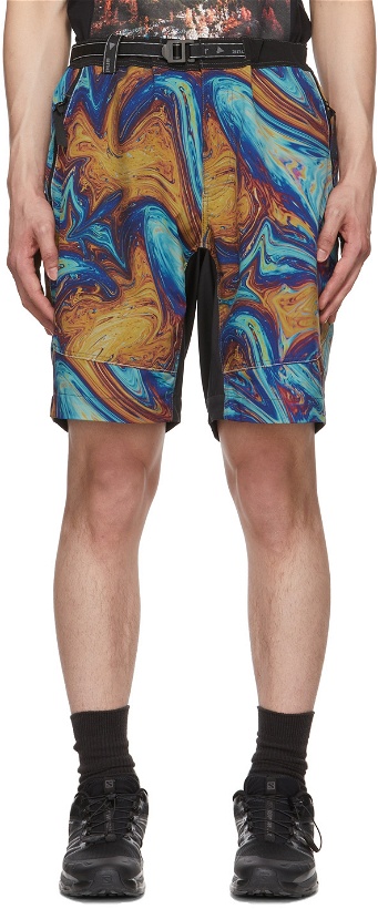 Photo: and wander Multicolor POSTWOOK Edition Trek Shorts