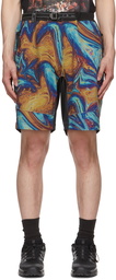 and wander Multicolor POSTWOOK Edition Trek Shorts