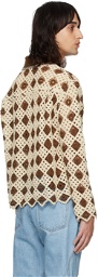 Andersson Bell Brown Argyle Cardigan
