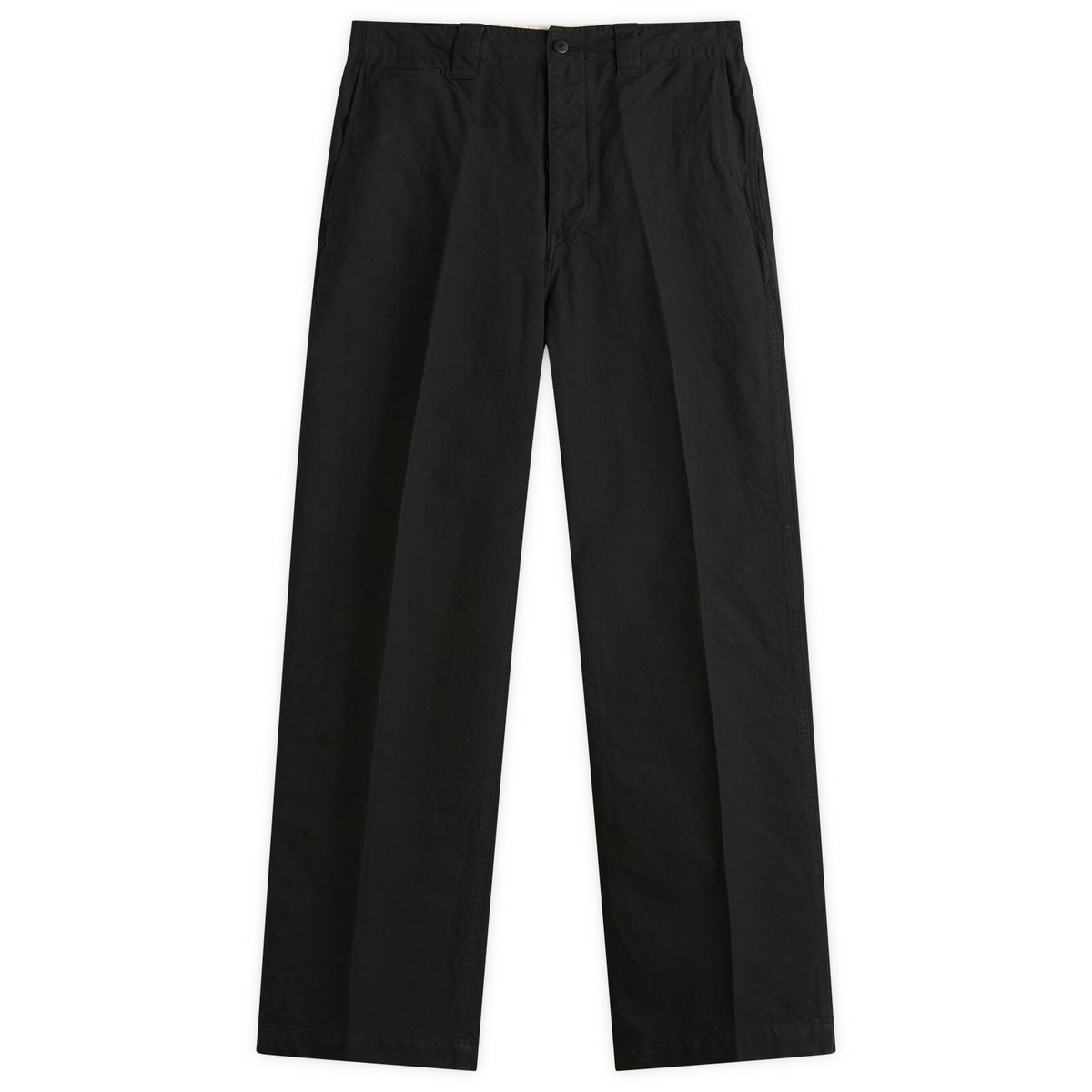 Visvim Black High-Water Chino Trousers Visvim Visvim Black High-Water Chino Trousers Visvim