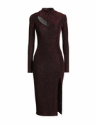 Just Cavalli Womens Midi dress Burgundy