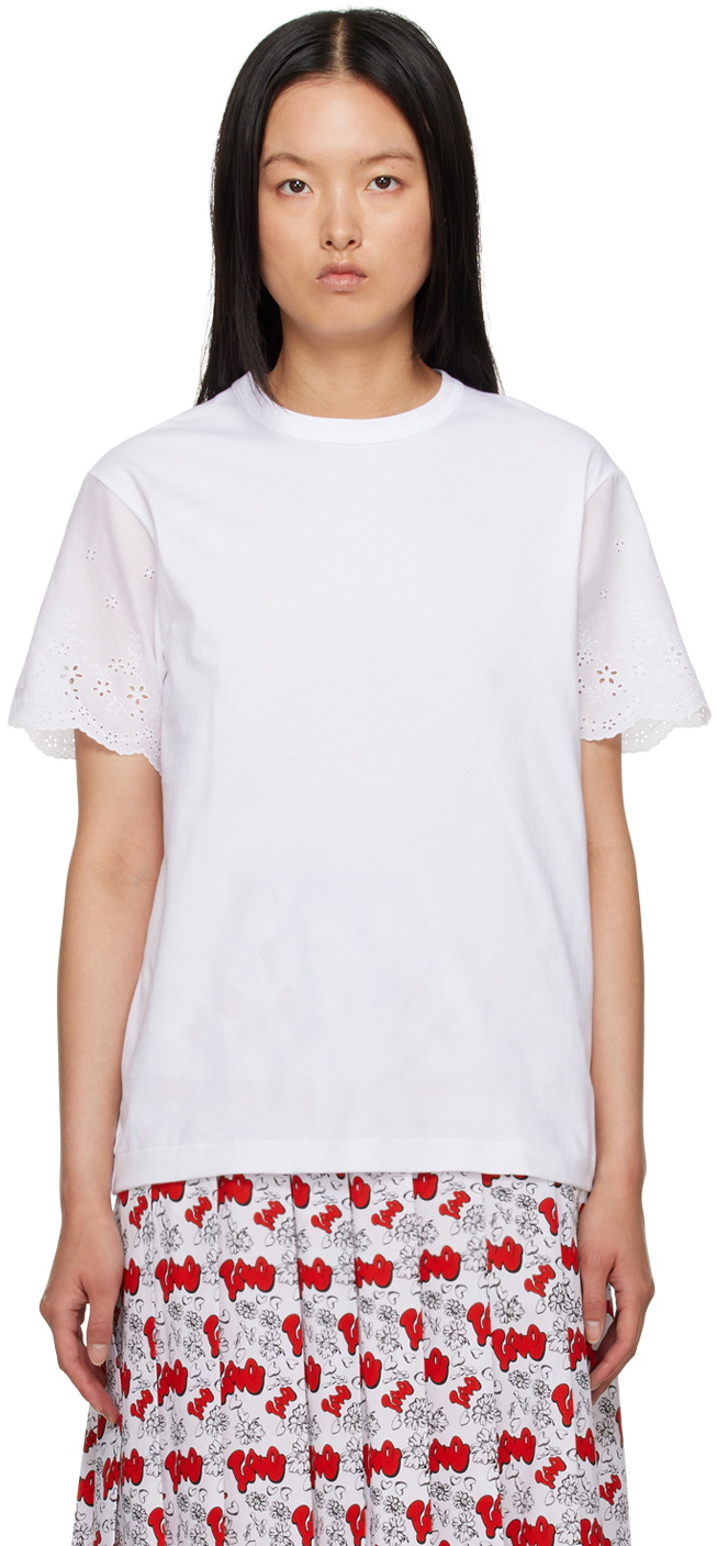 tao White Crewneck T-Shirt