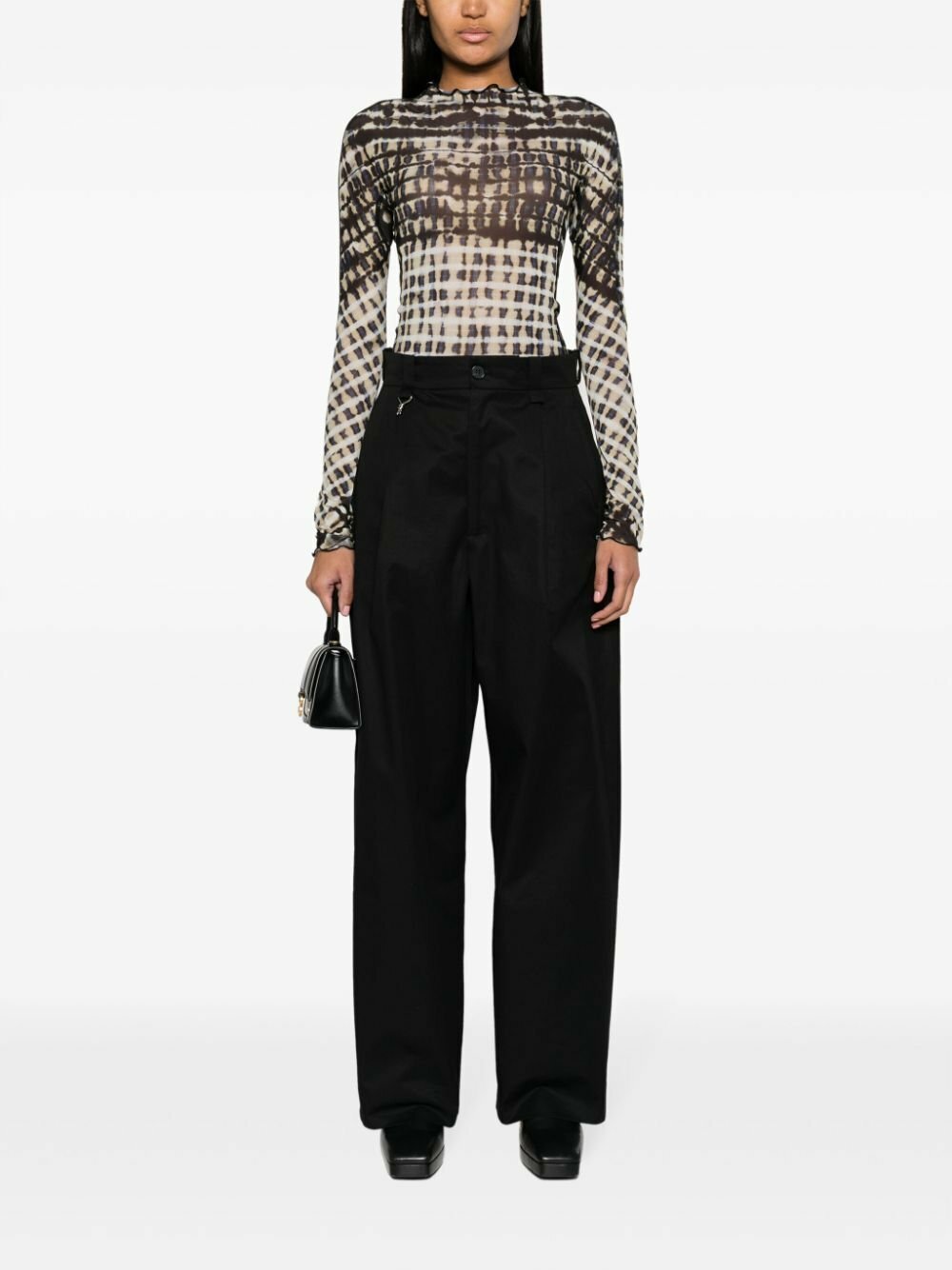 EYTYS Black Scout Cotton Trousers