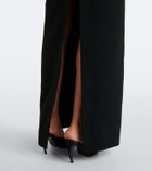 David Koma Embellished halterneck cady gown