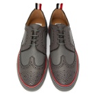 Thom Browne Grey Cupsole Longwing Brogues