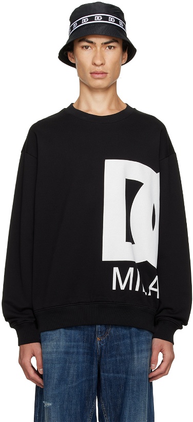 Photo: Dolce & Gabbana Black Milano Sweatshirt