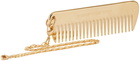 IN GOLD WE TRUST PARIS SSENSE Exclusive Gold Classical Comb