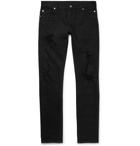 Balmain - Distressed Denim Jeans - Men - Black