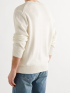 POLO RALPH LAUREN - Intarsia Cotton Sweater - White