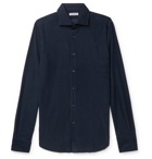 Boglioli - Slim-Fit Cotton-Corduroy Shirt - Blue