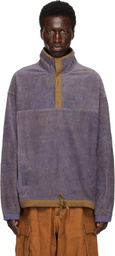 Story mfg. Purple Polite Pullover Sweatshirt