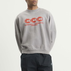 Willy Chavarria Men's CCC Hooligan Crew Sweatshirt in Concrete