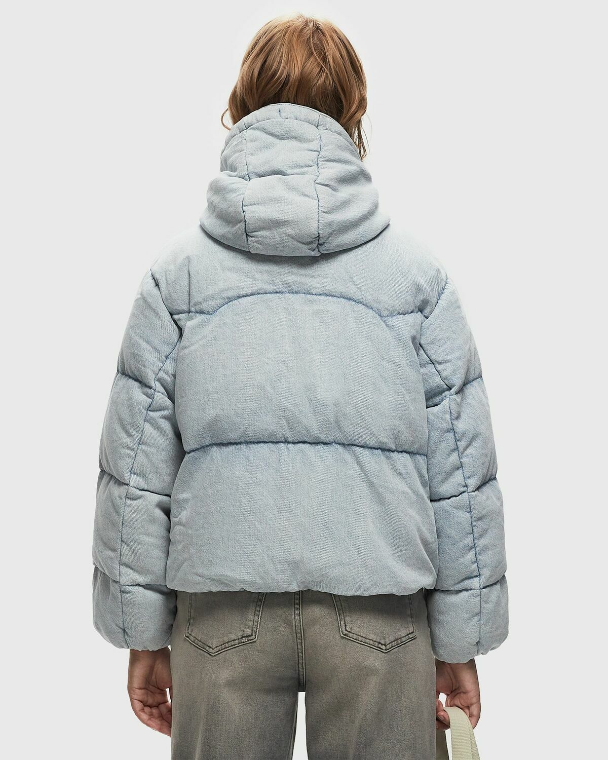 Levis Western Bubble Shorty White Down & Puffer Jackets