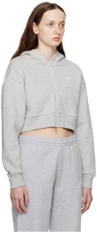 7 DAYS Active Gray Cropped Hoodie