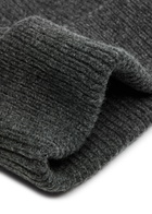 Colorful Standard Ribbed Wool Beanie - Grey - One Size