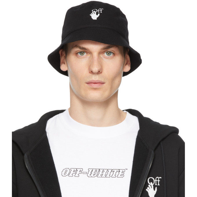 Photo: Off-White Black Logo Bucket Hat