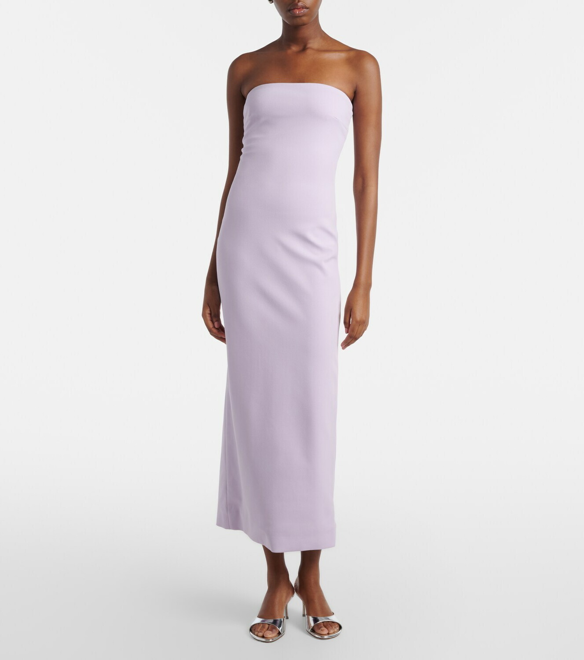 Solace London Martine scarf-detail cocktail dress