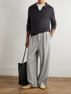 Gabriela Hearst - Aled Cashmere Polo Shirt - Gray