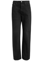 Toteme Twisted Seam Straight-leg Full Length Jeans Black
