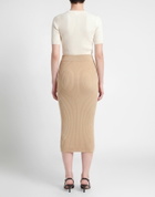 Balmain Womens Midi skirt in Beige