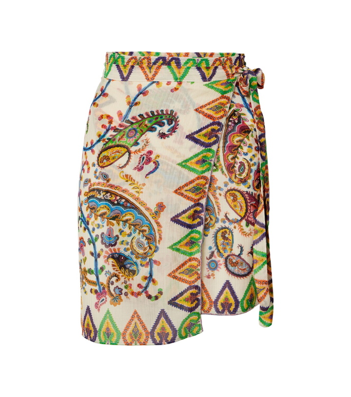 Photo: Etro Paisley sheer beach cover-up