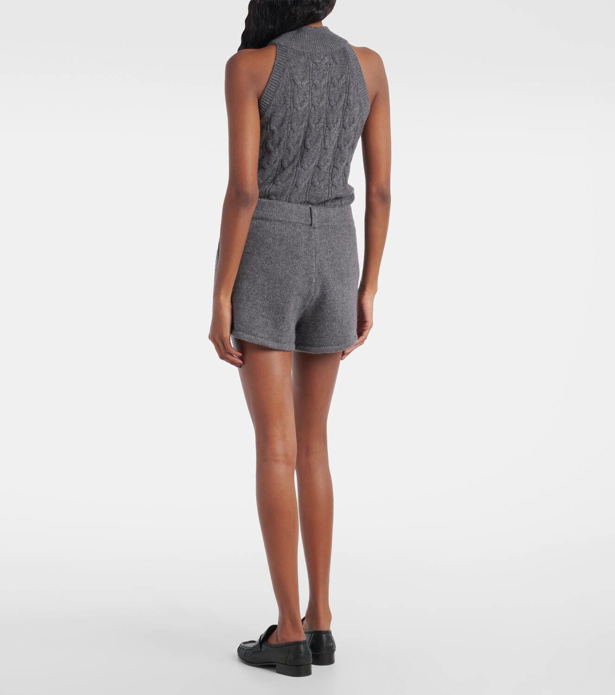 Lisa Yang Tyra high-rise cashmere shorts