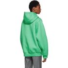 ADER error Green Diagonal Hoodie