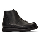 Rick Owens Black Monkey Creeper Sole Boots