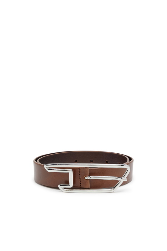 Photo: Diesel 3cm belt in pull-up leather - Belts Womens in Brown