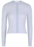 Citizens OF Humanity Tabitha Wool and Cashmere-blend Cardigan Light Blue