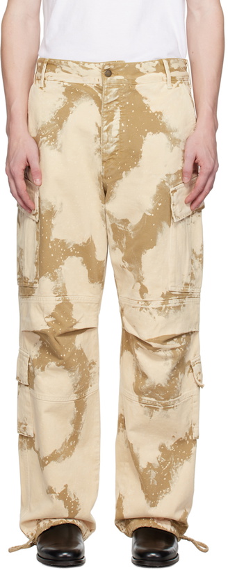 Photo: DARKPARK Beige & Off-White Saint Jeans