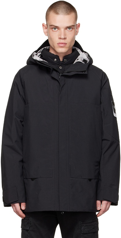 Photo: Stone Island Shadow Project Black Cocoon & Augmented Down Jacket