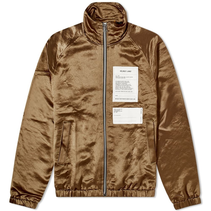 Photo: Helmut Lang Patch Logo Zip Track Jacket