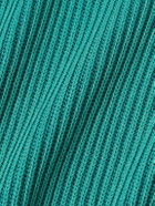 Noah - Summer Shaker Ribbed Organic Cotton Sweater - Blue