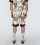 Gucci - Roi Soleil silk shorts