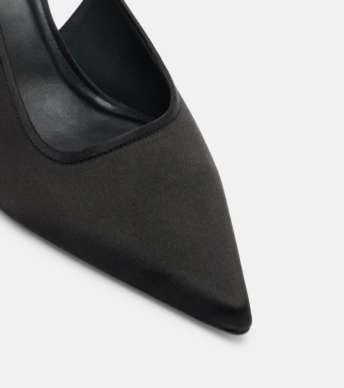 Max Mara Satin slingback pumps