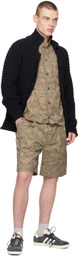 XENIA TELUNTS Brown Bini Shorts