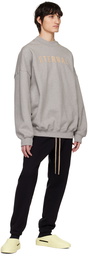 Fear of God Gray Printed Sweatshirt