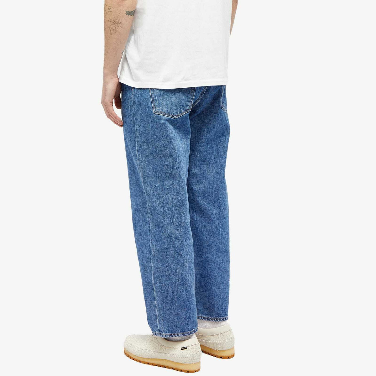 WTAPS Men's 18 Denim Loose Fit Jeans in Indigo