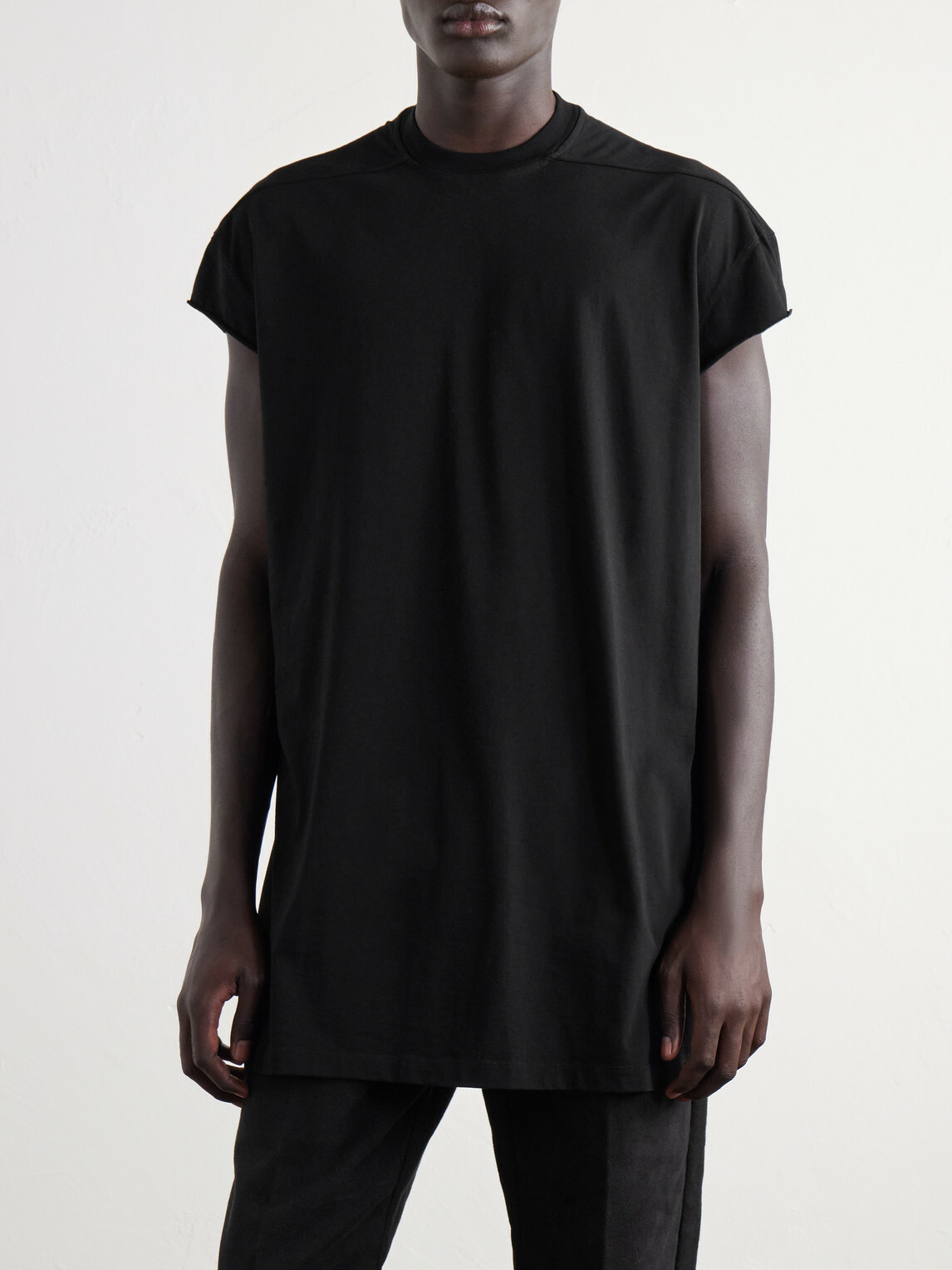 Rick Owens - Cotton-Jersey T-Shirt - Black